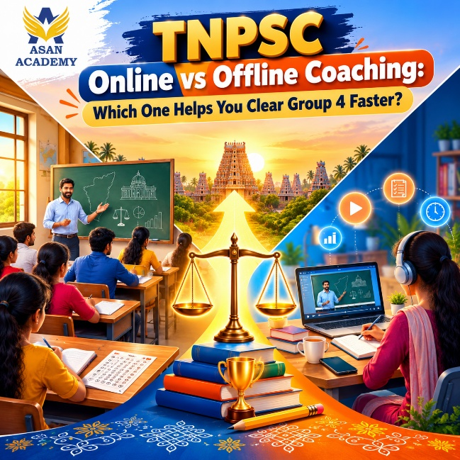 TNPSC Online vs Offline Coaching: Which One Helps You Clear Group 4 Faster?